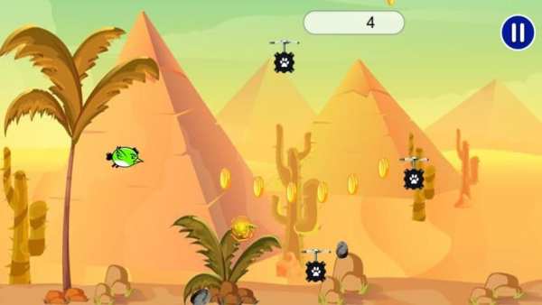 Crazy bird run: Angry desert blast screenshot 1