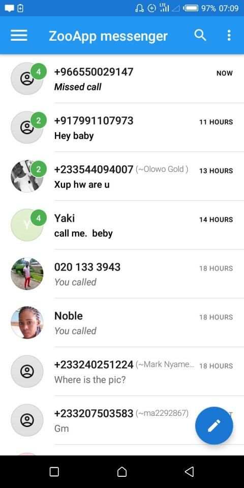 ZooApp messenger screenshot 1