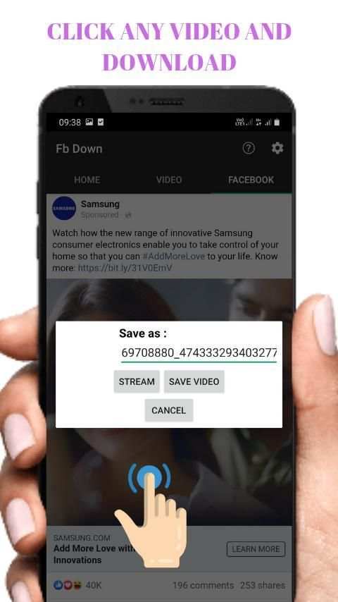 Video Downloader For Facebook 2019 screenshot 2
