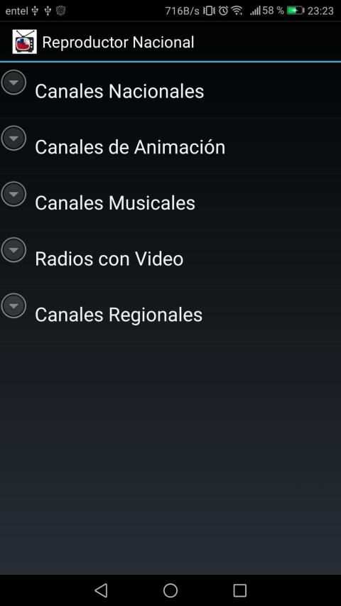 Reproductor TV Chilena screenshot 1