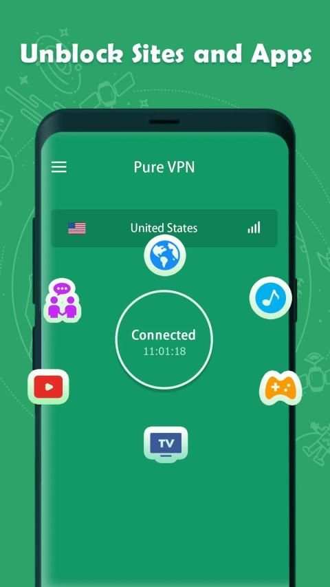 Pure VPN Proxy - Free Secure Fast Unblock VPN screenshot 5