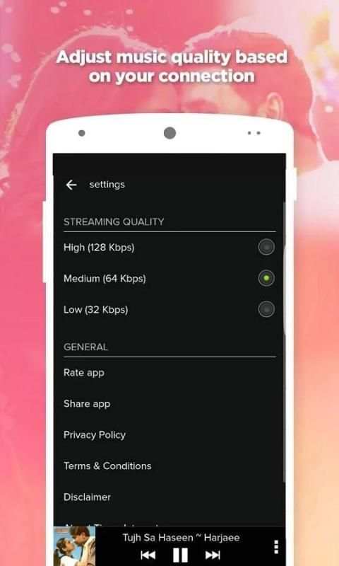 Hindi Romantic Songs 2014 by Gaana screenshot 1