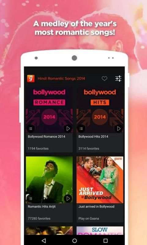 Hindi Romantic Songs 2014 by Gaana स्क्रीनशॉट 5