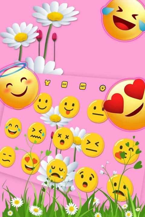 Twinkle Flower Keyboard-Daisy Flower screenshot 1