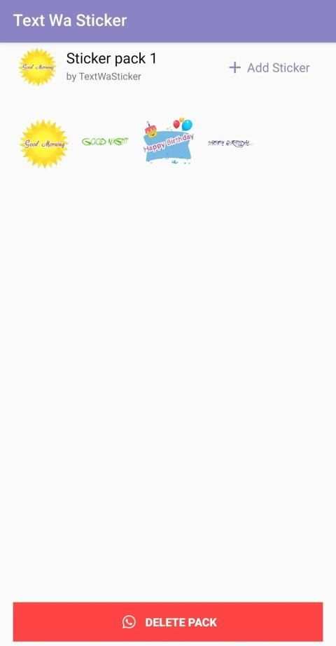 TextWaSticker - Text To Sticker maker screenshot 3