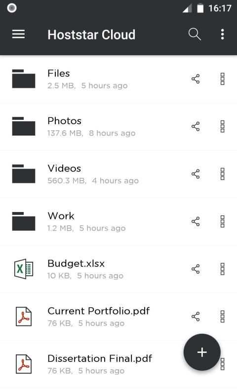 Hoststar Cloud screenshot 5