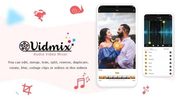 VidMix : Audio Video Mixer - Video Editor स्क्रीनशॉट 5