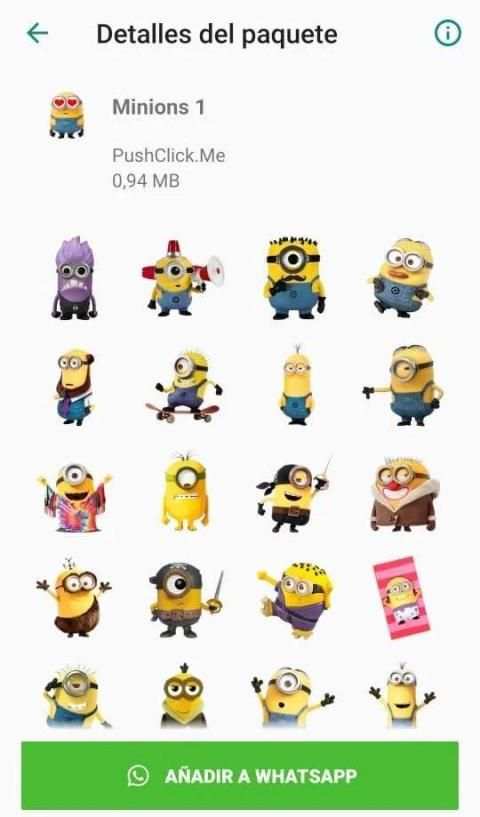 Minion stickers for WhatsApp screenshot 3