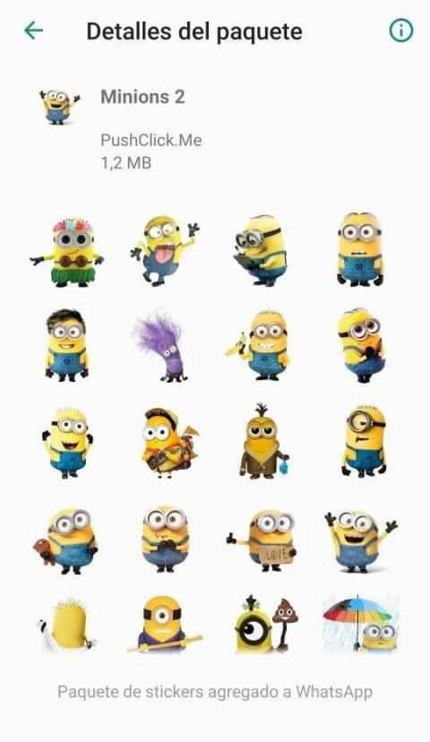 Minion stickers for WhatsApp screenshot 2