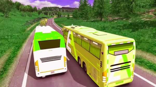 Coach Bus Racing 3D Game 2020 : City Bus Simulator screenshot 4