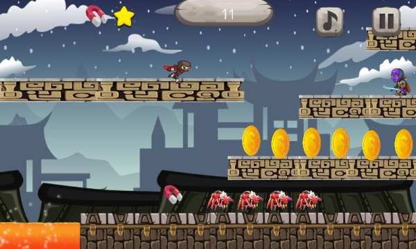 Ninja Run Game - Ninja adventures screenshot 2