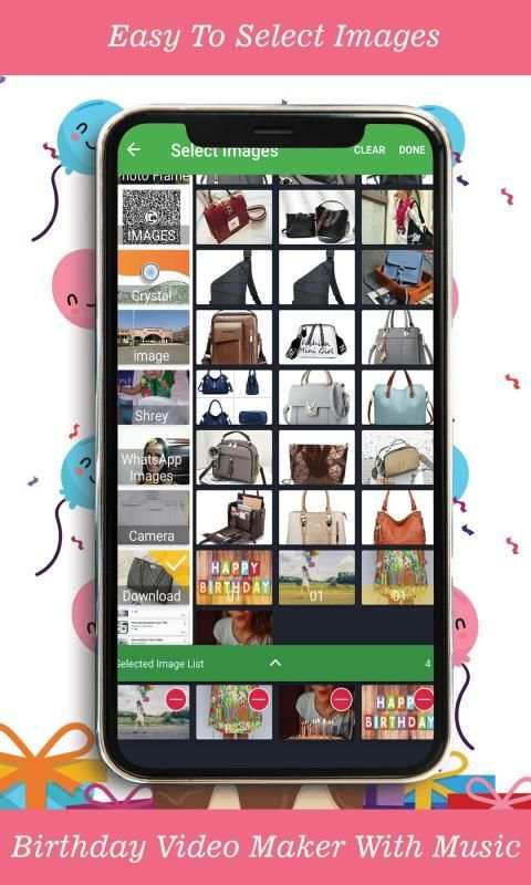 Birthday Video Maker With Music 2020 स्क्रीनशॉट 1