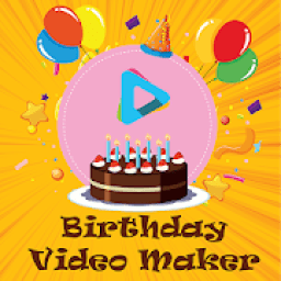 Birthday Video Maker With Music 2020 आइकन