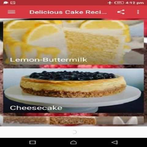 cake recipes offline screenshot 1