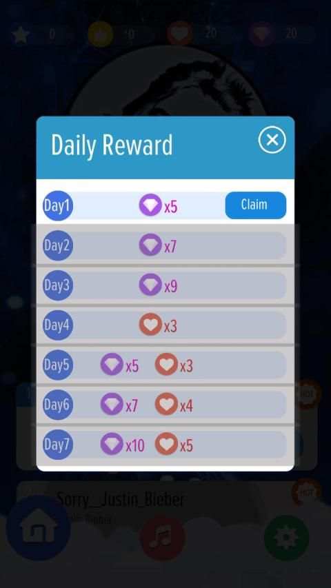 Magic Piano Tiles 4 Billie Eilish screenshot 1