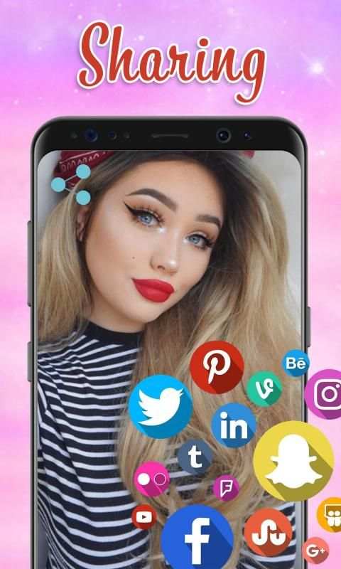 Makeup Photo Editor: Selfie Camera and Face Makeup स्क्रीनशॉट 4