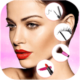 Makeup Photo Editor: Selfie Camera and Face Makeup आइकन