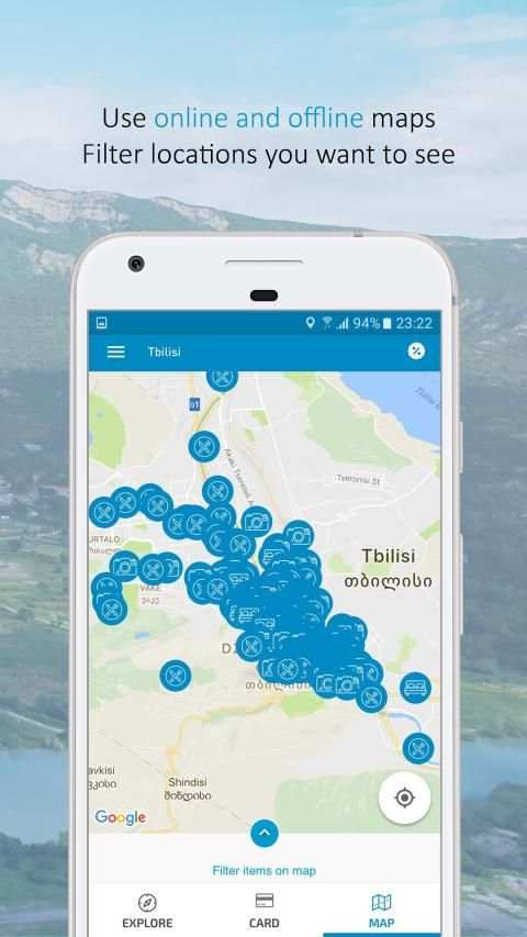 Guide-U: Georgian Travel App स्क्रीनशॉट 1