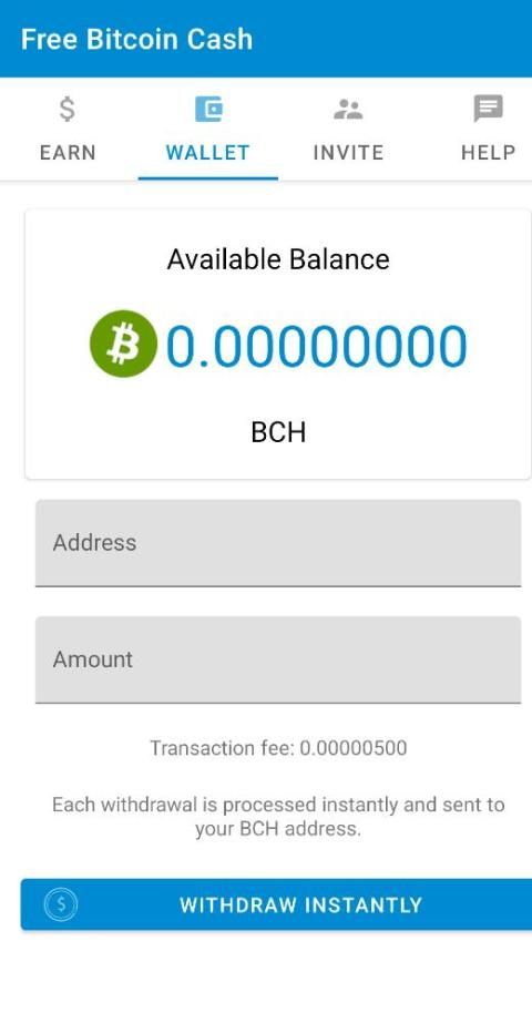Free Bitcoin Cash Faucet screenshot 2