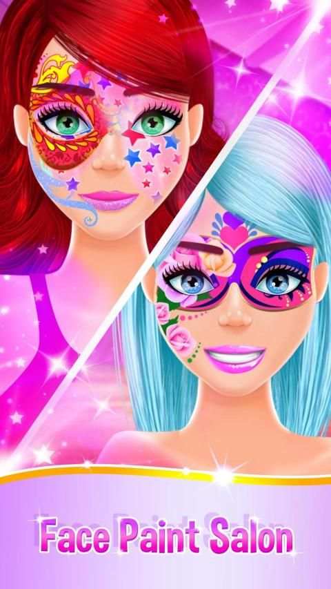 Face Paint Party Dress Up Games screenshot 4