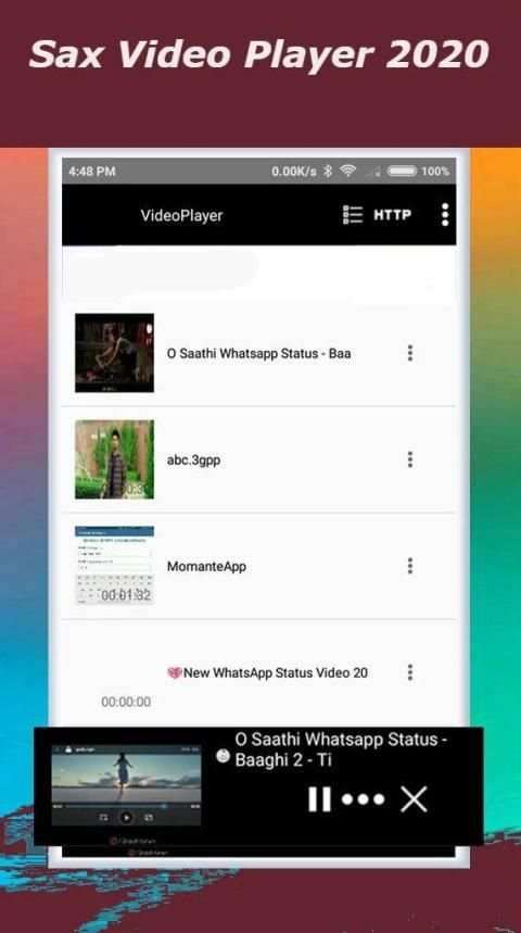 SAX Video Player 2020: Ultra HD Video Play स्क्रीनशॉट 2