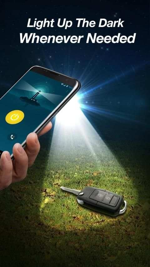 Brightest Flashlight - LED Light, Call Screen скриншот 2