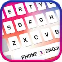 Phone X Emoji keyboard