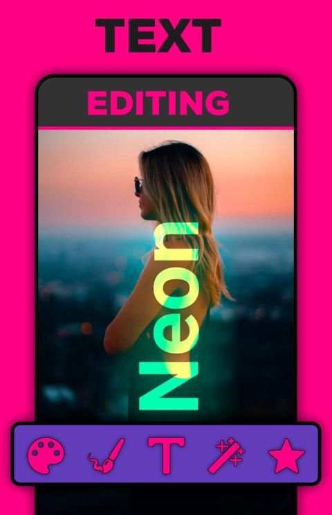 Neon Light Photo Editor - Neon Photo Editor screenshot 8