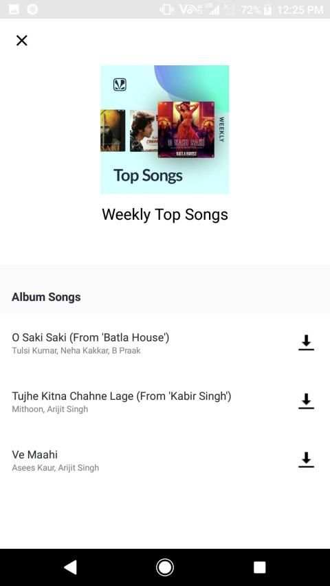 Free Song Download for JioSaavn Including JioMusic स्क्रीनशॉट 2