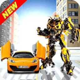 ikon Grand Futuristic Robot Car Transform War Game 2020