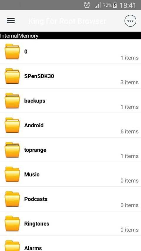 The King For Root Browser - File Manager - स्क्रीनशॉट 2