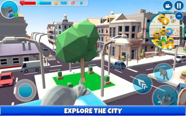 Raccoon Adventure: City Simulator 3D screenshot 5
