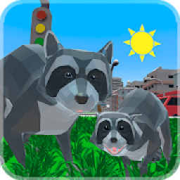 ikon Raccoon Adventure: City Simulator 3D