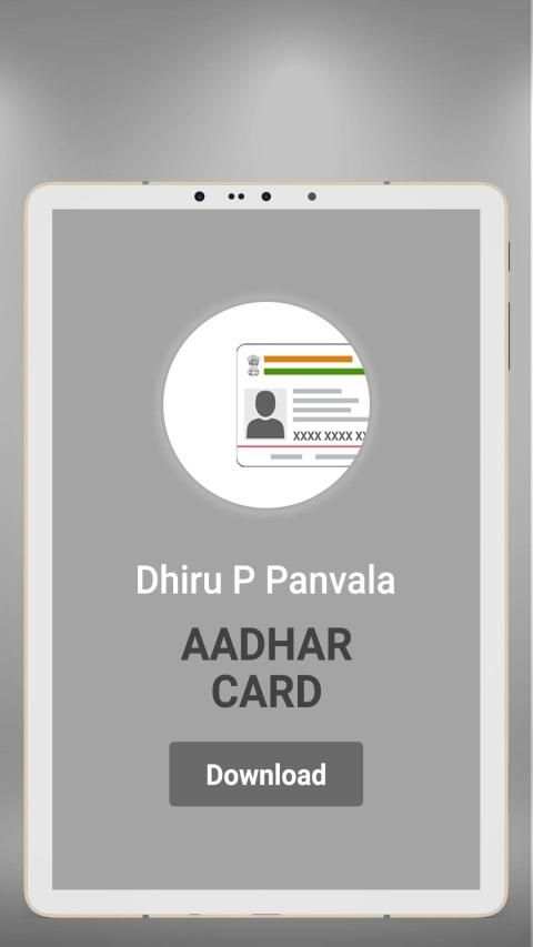 Guide for आधार कार्ड : How to Download E Card screenshot 2