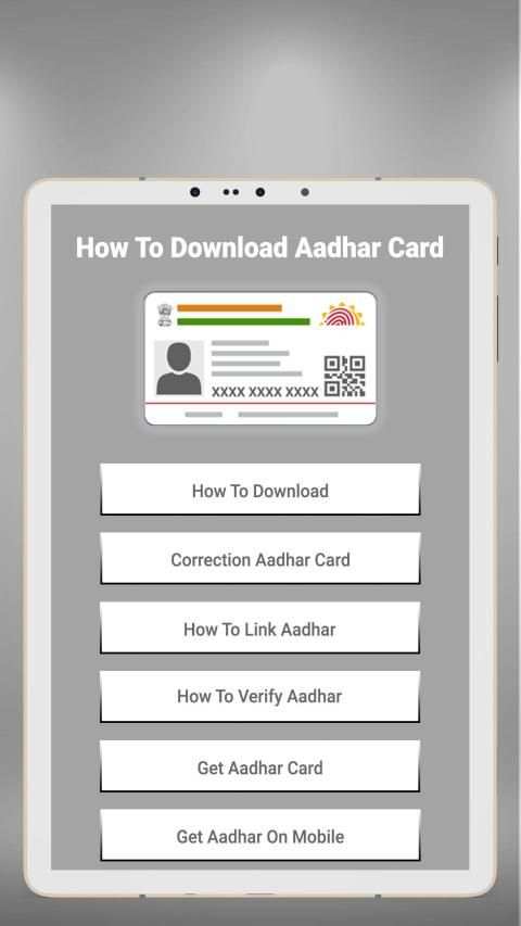 Guide for आधार कार्ड : How to Download E Card screenshot 3