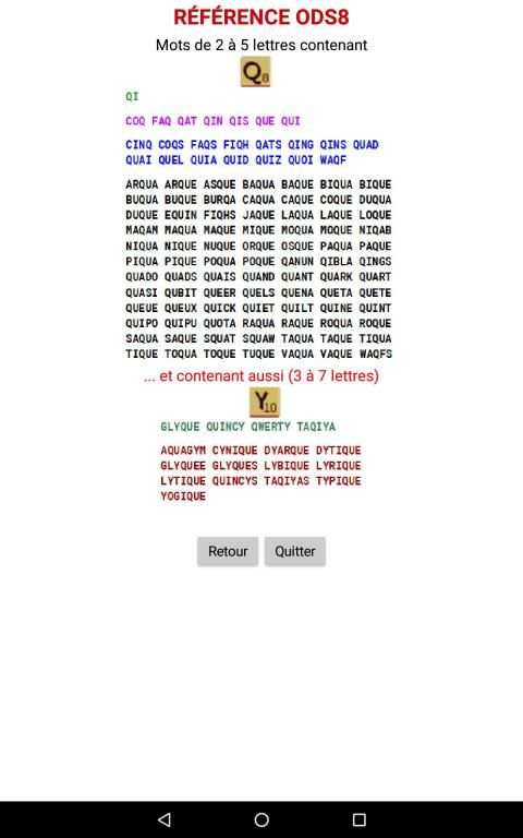 Lettres_Cheres_Scrabble screenshot 1
