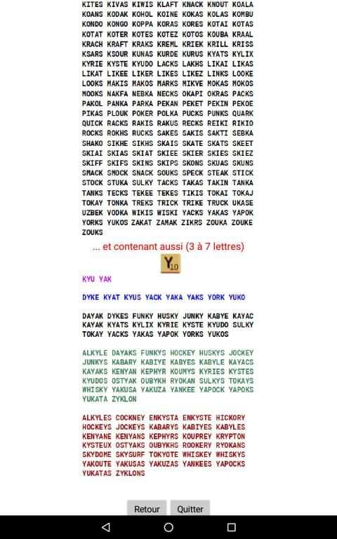 Lettres_Cheres_Scrabble screenshot 2