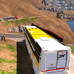 Uphill Climb Bus Racing - mountain bus climb game आइकन