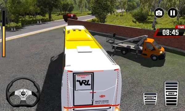 Uphill Climb Bus Racing - mountain bus climb game screenshot 1