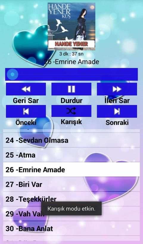 Hande Yener Şarkıları İnternetsiz ( 45 Şarkı ) screenshot 1
