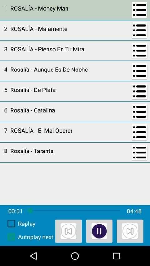 Rosalia Songs Offline - ROSALÍA - Yo x Ti, Tu x Mi screenshot 2