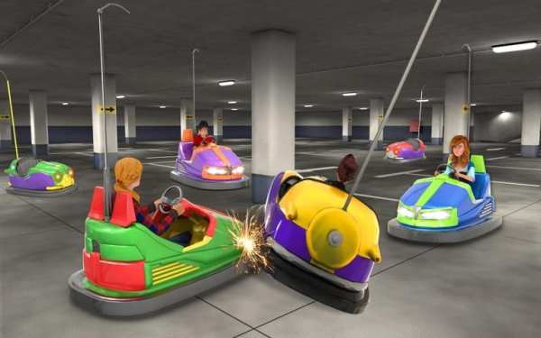 Bumper Car Crash-Kids Racing Game screenshot 8