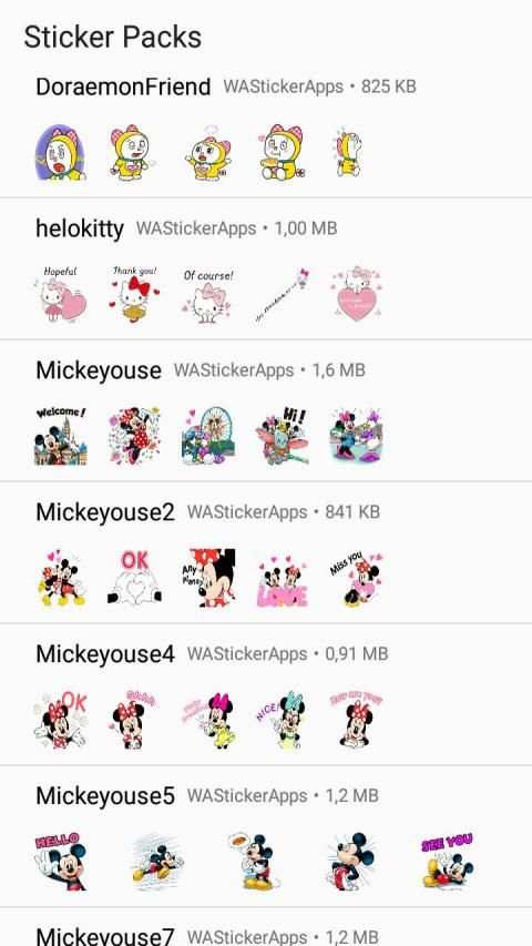 Cartoon Sticker WhatsApp - Animation WAStickerApps screenshot 2