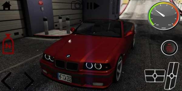 Driving BMW 328 E36 Racing Simulator screenshot 2
