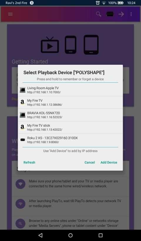 PlayTo Chromecast screenshot 1