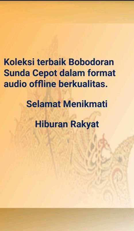 Bobodoran Sunda Cepot (Mp3 Audio Offline) screenshot 1