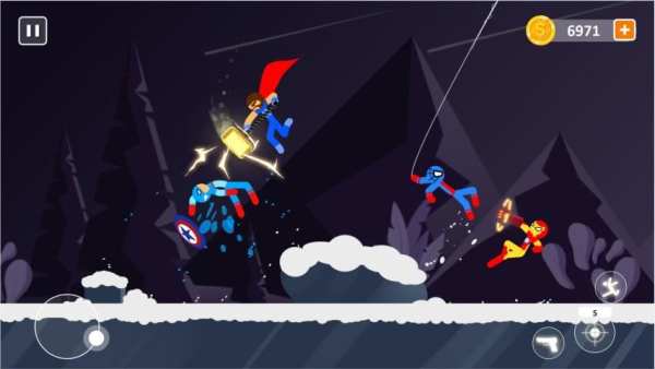 Spider Stick Fight - Stickman Fighting Games स्क्रीनशॉट 5
