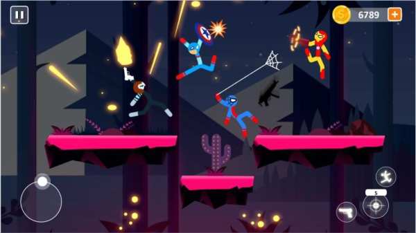 Spider Stick Fight - Stickman Fighting Games स्क्रीनशॉट 3