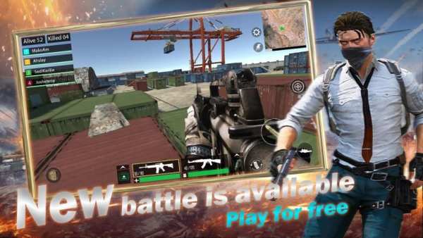 Unknown Fire Free Battleground स्क्रीनशॉट 1