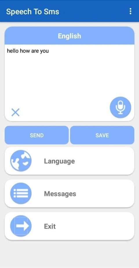 Speech To Sms screenshot 3